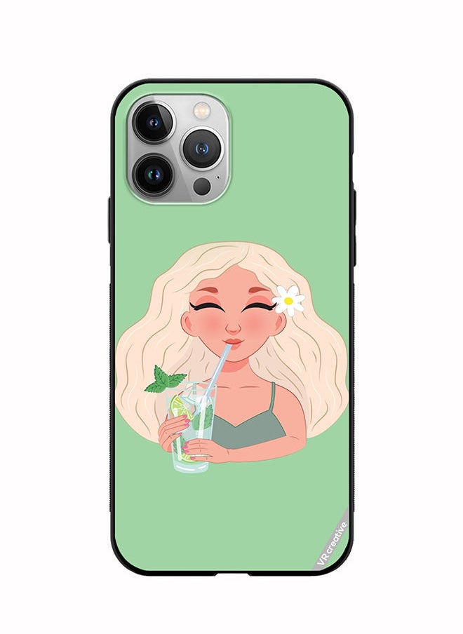 VR CREATIVE Protective Case Cover For Apple iPhone 11 Pro Max Girl Design Multicolour  - Image 1