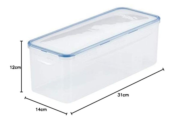 Antorn Plastic Transparent Stackable Airtight Storage Containers 3800ml Pack of 4 - Image 5