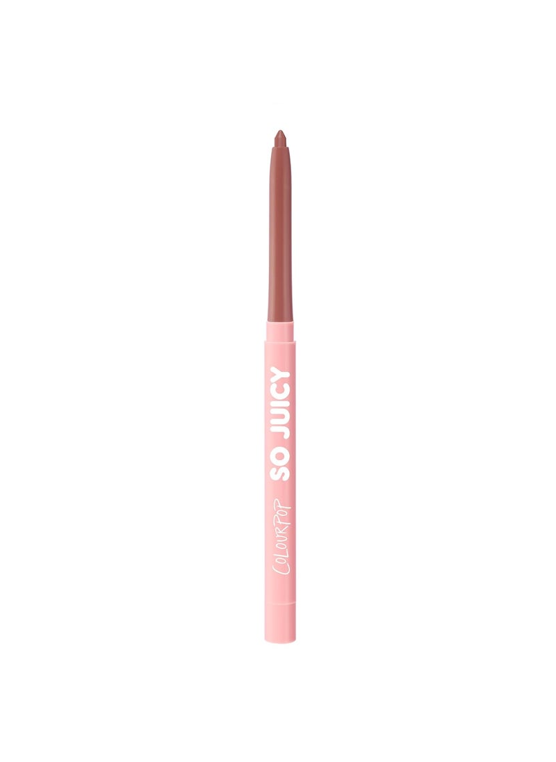 COLOURPOP ColourPop So Juicy Plumping Lip Liner with Peptides  Long Lasting Lip Liner for Visibly Plumped  Shaped Lips  Enriched with Smoothing Ceramides  Peppermint  Westwood 001 oz 