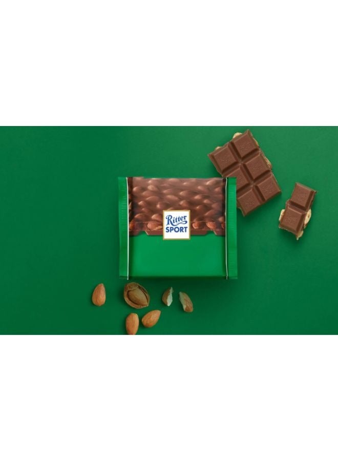 Ritter Sport Dark Whole Hazelnuts & Whole Almonds Chocolate Bar 1+1 200g - Image 3