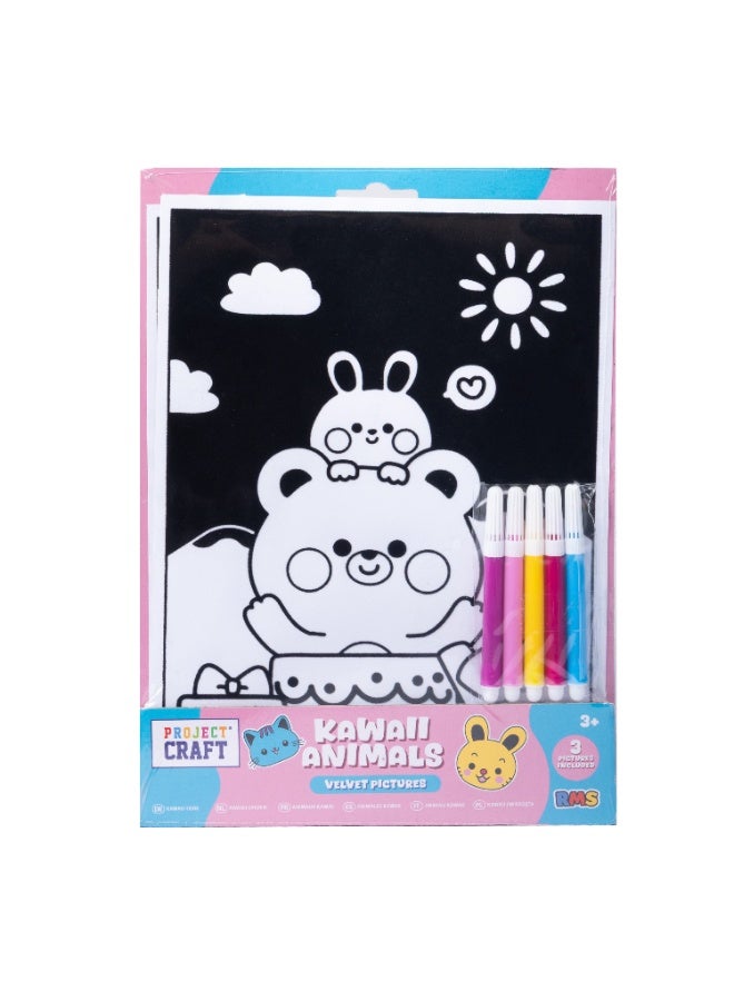 Igloo 2 ASST VELVET ART SET – Kids Activity Book | Sticker Book / Creative Play Set | Fun Learning & Entertainment for Kids | Ideal Gift for Boys & Girls - Image 4