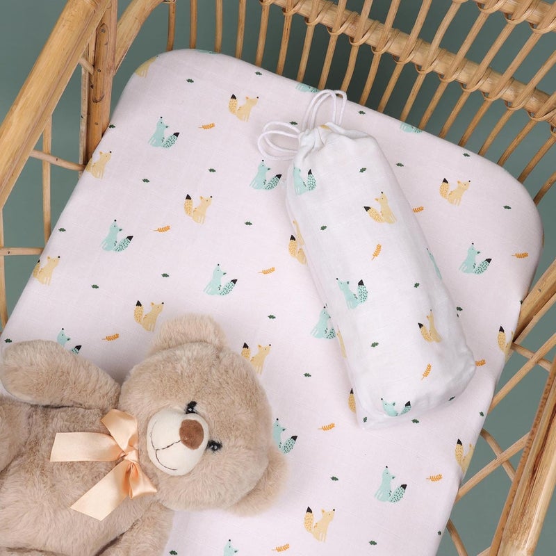 Kicks Crawl Baby Squirrel Organic Crib Sheet