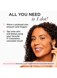 IT COSMETICS IT Cosmetics Bye Bye Under Eye Full Coverage Concealer - for Dark Circles, Fine Lines, Redness & Discoloration - Waterproof - Natural Finish – 0.4 fl oz  21.5 Medium Nude - for neutral undertones  - Image 3