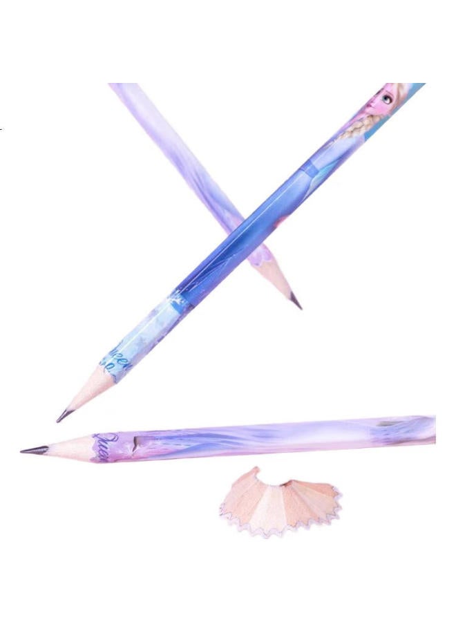 Disney Pencils, Stationery, 30 Hb Wooden Writing Pencils, Elementary School Pencils, Children'S Gift, Kindergarten Cartoon Pencils, Frozen E0263F - Image 2