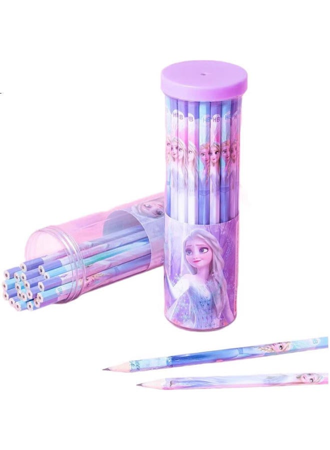 Disney Pencils, Stationery, 30 Hb Wooden Writing Pencils, Elementary School Pencils, Children'S Gift, Kindergarten Cartoon Pencils, Frozen E0263F - Image 3