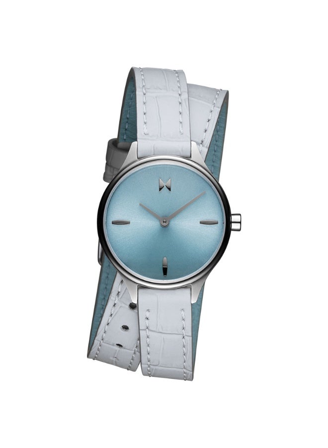 MVMT ROUND ANALOG WOMEN'S BLUE CASE WATCH - 28000345-D - Image 1