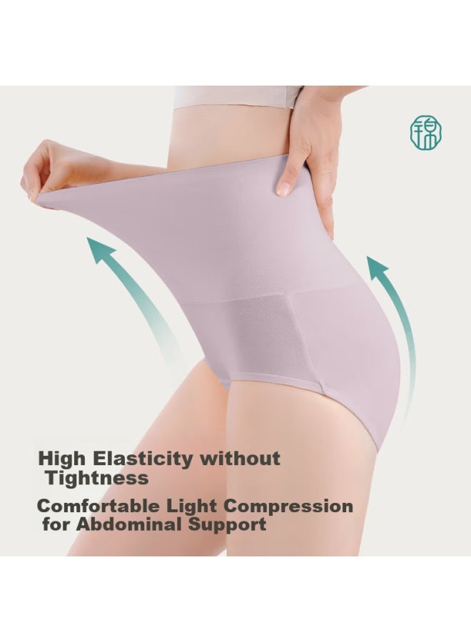 Jindu Postpartum High Waist Cotton Underwear For Women With Antibacterial Properties, C-section Recovery, Plus Size Tummy Control Shorts With Extended Crotch - Image 4