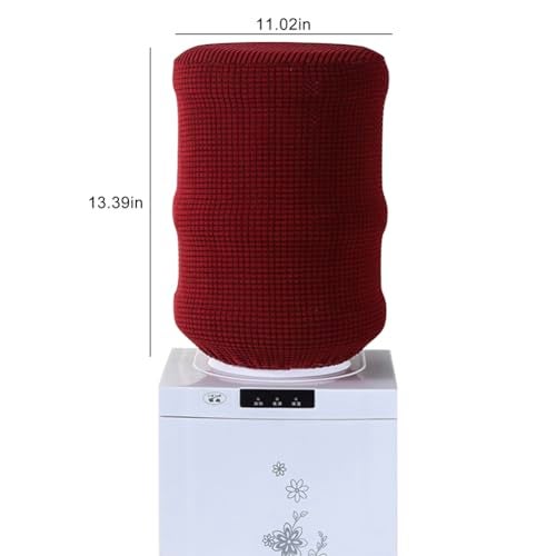 BAOZOON Wine Red 5 Gallon Water Dispenser Cover - Durable, Stretchy Bucket Cover for Home Office - Image 2
