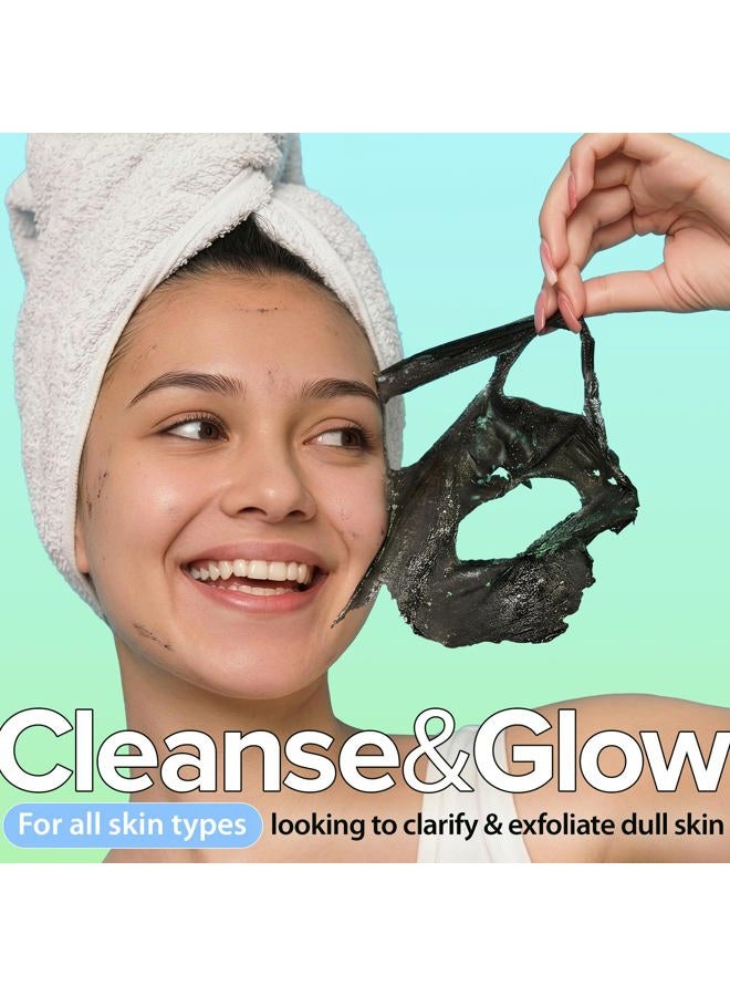 Ebanel Blackhead Remover Charcoal Peel Off Face Mask with Brush, Deep Cleansing Purifying Charcoal Mask Pore Cleaner Minimizer with Niacinamide, Hyaluronic Acid, Aloe, Green Tea, Brush May Vary - Image 5