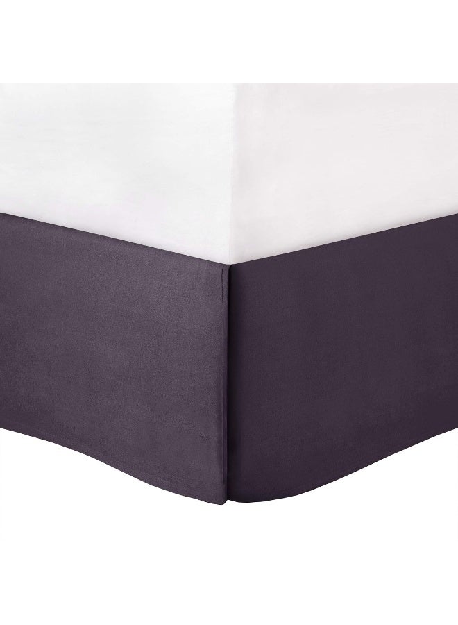 madison park Madison Park Laurel Cozy Comforter Set  Traditional Tufted Faux Silk Design All Season Down Alternative Bedding with Matching Shams Decorative Pillow Plum Queen90x90 7 Piece  - Image 4