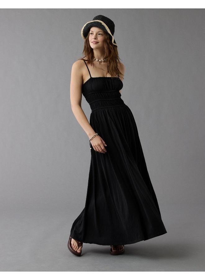 American Eagle Chase the sun in this fresh femme dress, featuring a flowy skirt that moves with you.  - Image 1