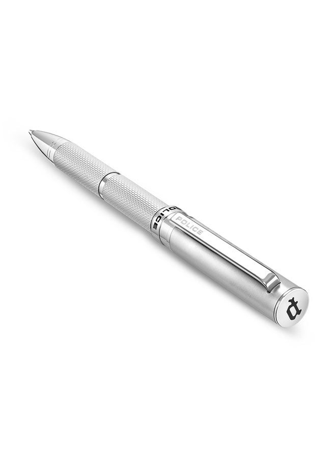 POLICE Segoe Silver Stainless Steel Pen for Men - Image 2