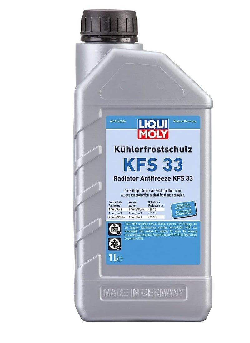 LIQUI MOLY - Liqui Moly RADIATOR ANTIFREEZ KFS33 1L - Image 1