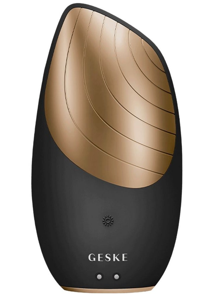 Geske Sonic Thermo Facial Brush 6 in 1 SmartAppGuided Gray 1unit - Image 1