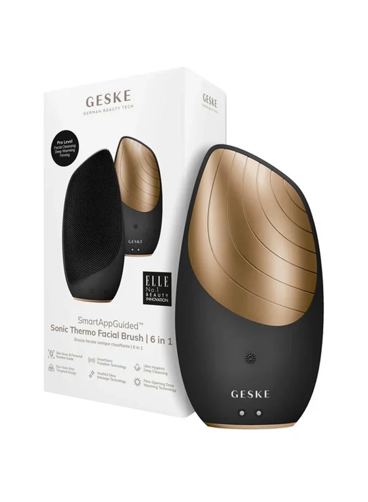 Geske Sonic Thermo Facial Brush 6 in 1 SmartAppGuided Gray 1unit - Image 3