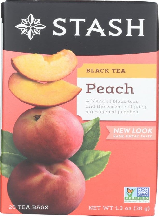 Stash Tea Peach Tea, 20 ct, 2 pk - Image 1
