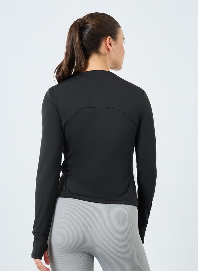 ستايلي اكتيف بلوزة بتفاصيل سحاب - Image 4