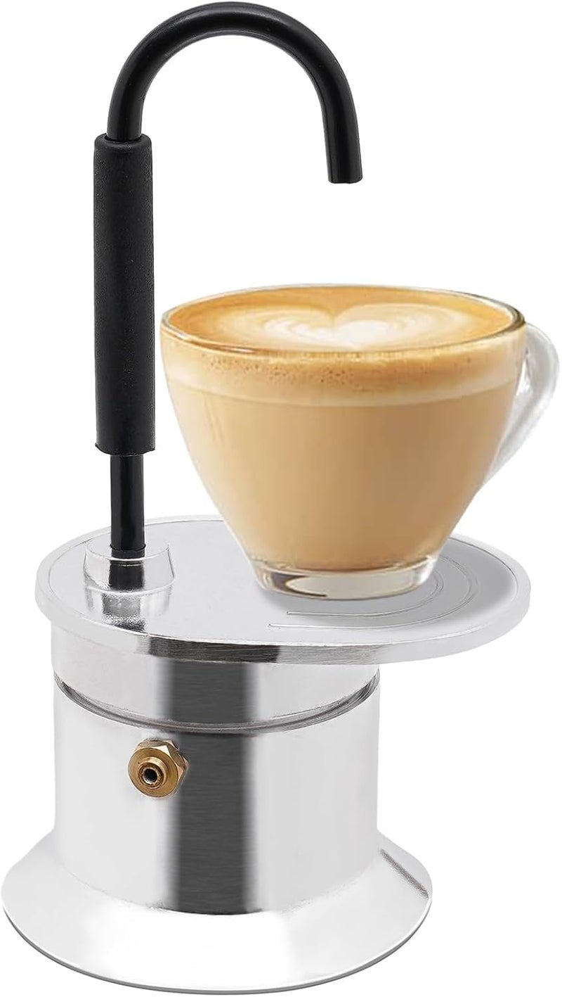 LEKORED Single Spout Mocha Pot 50ML Italian Coffee Machine Perfect For Camping Outdoor Travel Garden And Home Kitchen - Image 5