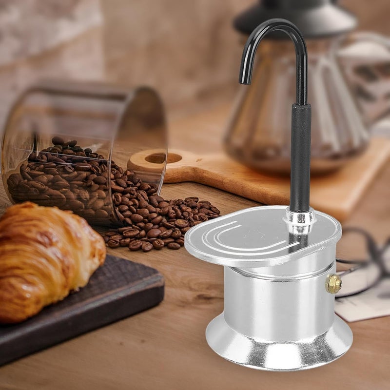 LEKORED Single Spout Mocha Pot 50ML Italian Coffee Machine Perfect For Camping Outdoor Travel Garden And Home Kitchen - Image 4