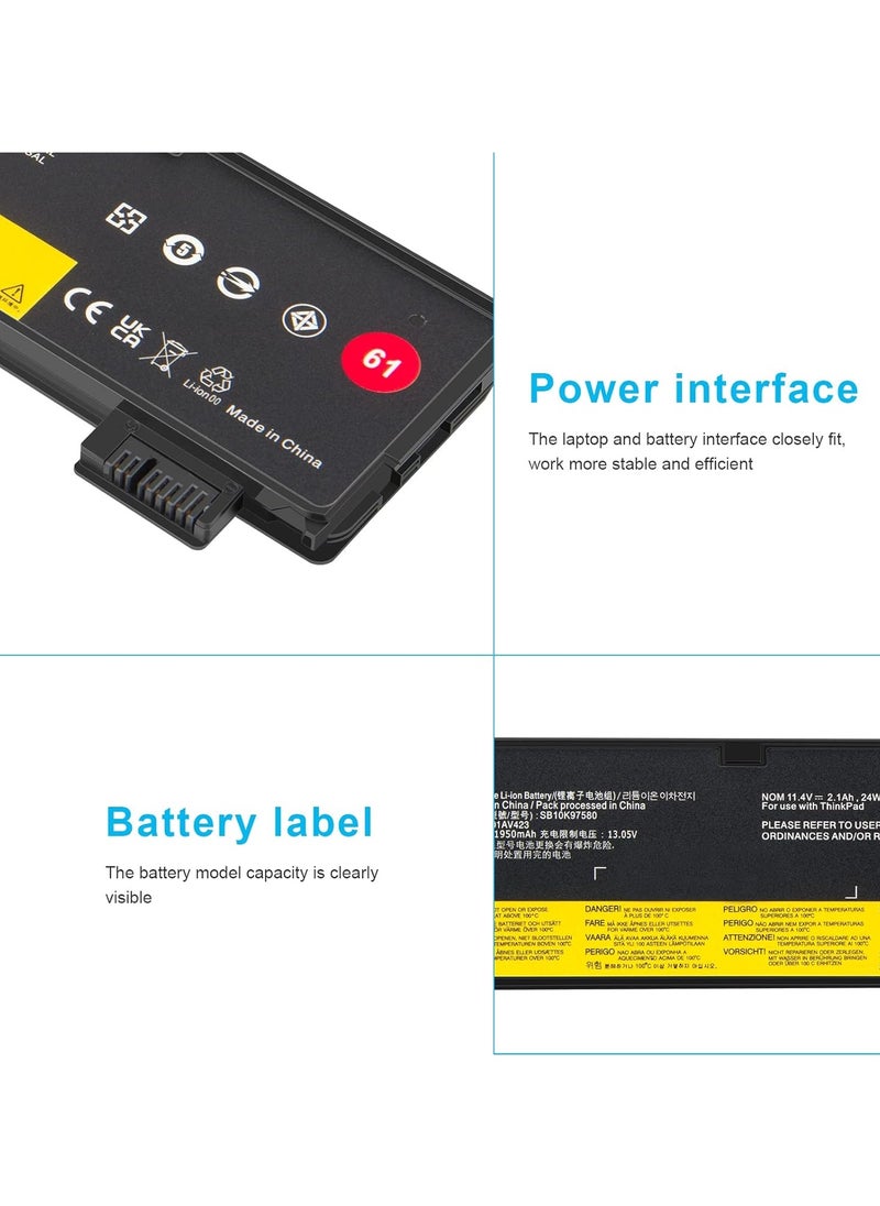 Max Power Replacement Battery For Lenovo ThinkPad T470 T480 P51S P52S T570 T580 Serie  - Image 2