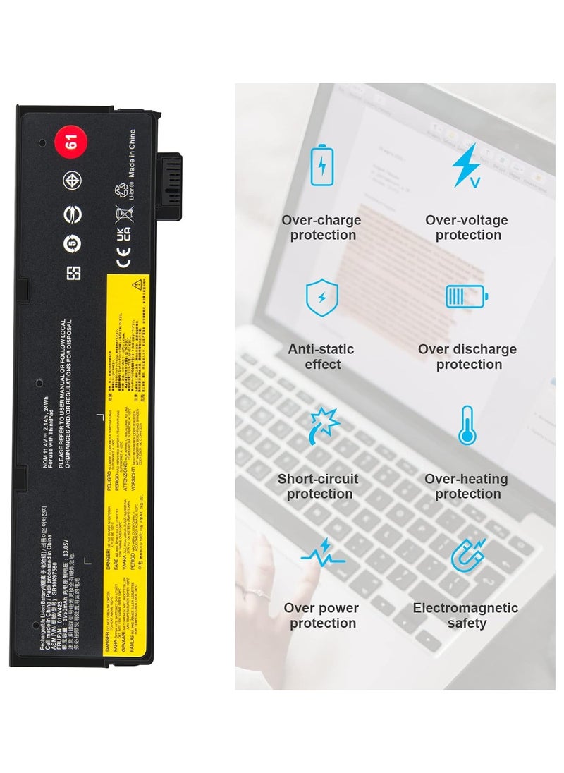 Max Power Replacement Battery For Lenovo ThinkPad T470 T480 P51S P52S T570 T580 Serie  - Image 4