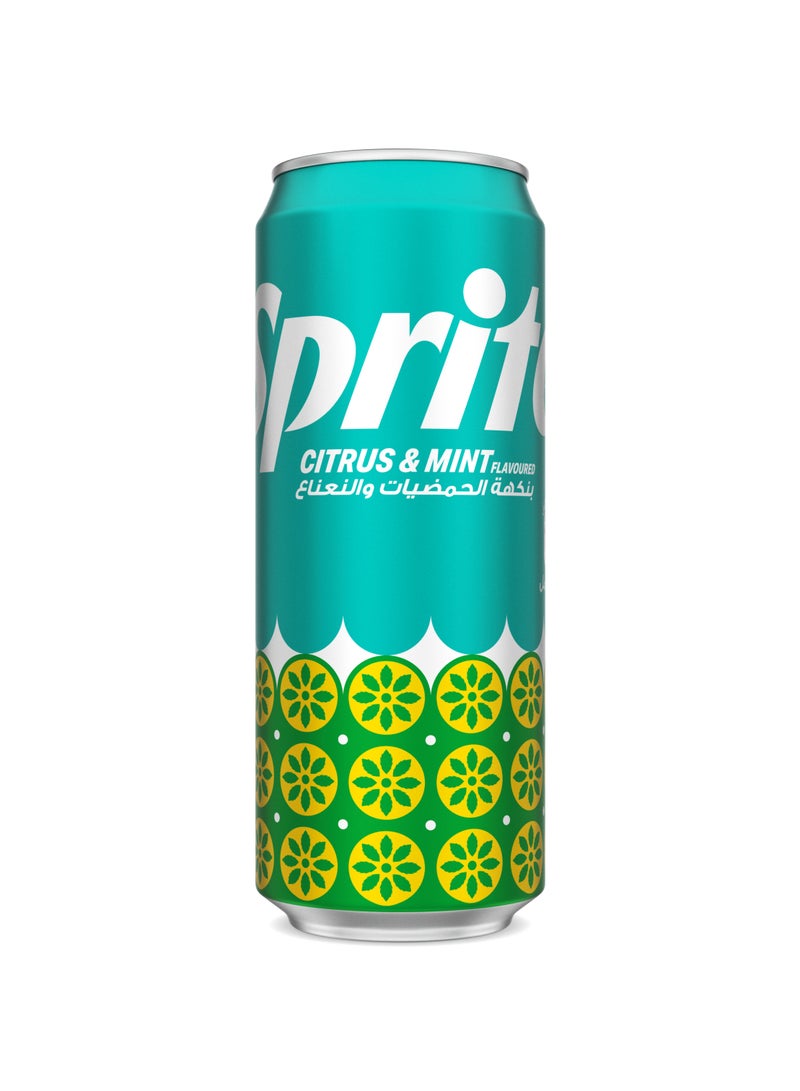Sprite Citrus Mint Carbonated Soft Drink Can 355ml - Image 1
