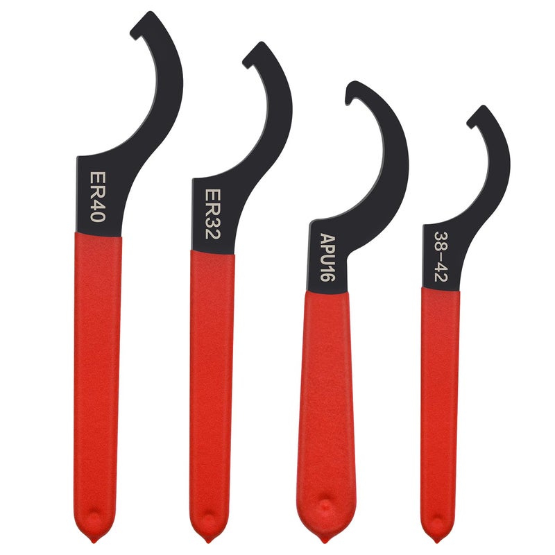 Mdvora Coilover Spanner Wrench Set 4pcs Alloy Steel Rubber - Image 3