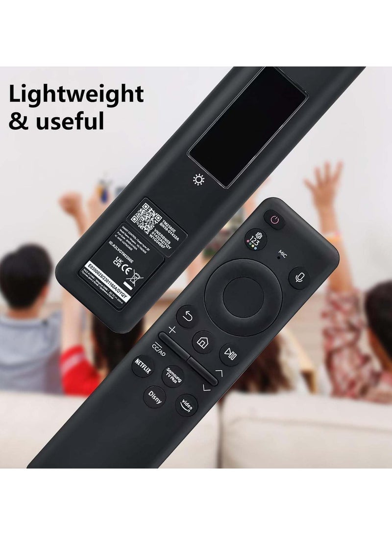 2023 New Remotes Original for Samsung BN59-01432A with Voice - Compatible with Neo QLED 8K HDR Smart TVs Solar Charging Remote for 2023 Models.
