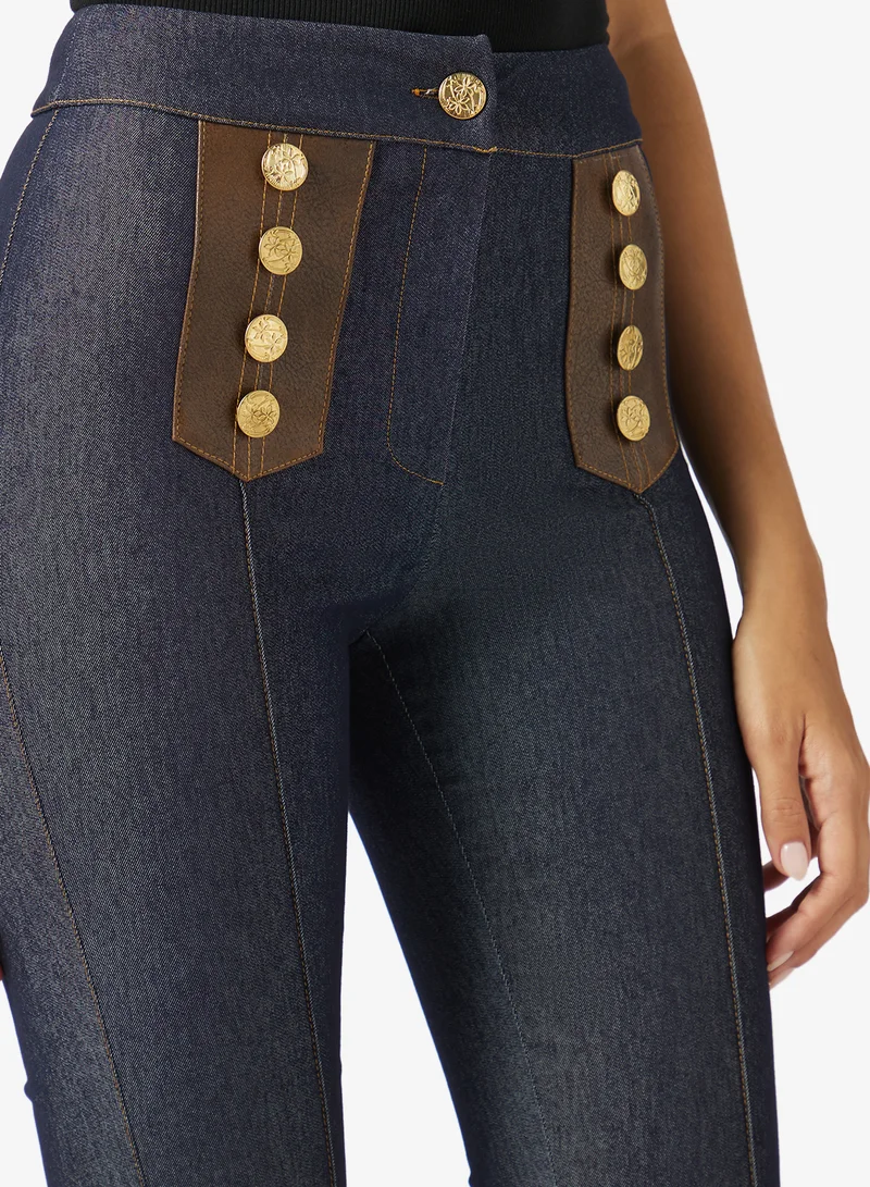 Fyor  High-Waist Straight Leg Denim Pants for Women | Best Price UAE
