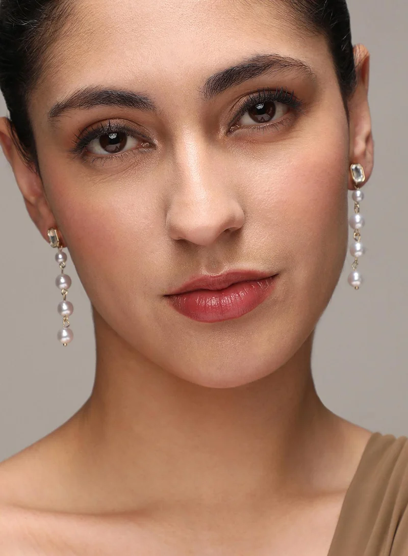 Sohi  Pearl Strand Artificial Drop Earring Jewellery for Women | Best Price UAE