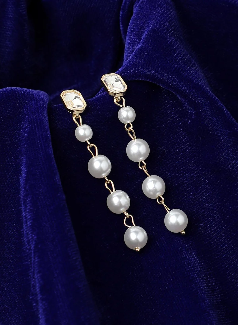 Sohi  Pearl Strand Artificial Drop Earring Jewellery for Women | Best Price UAE