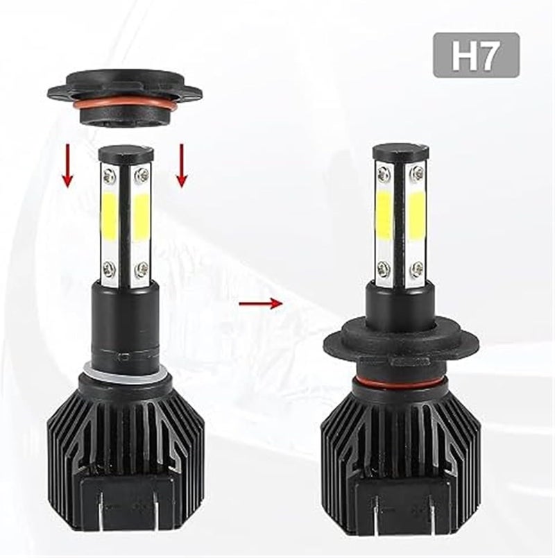 Yurefax قاعدة محول مصابيح LED Yurefax H7 - Image 5