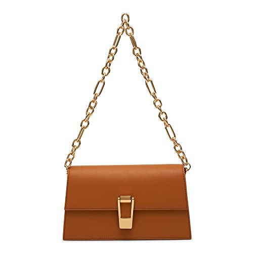 Miraggio Womens Shoulder Bag With Crossbody Strap (Tan) - Image 1