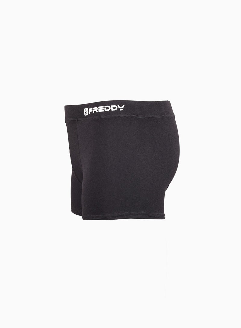 FREDDY BASIC PIAZZATO Boxer - Black | 100% Cotton Men's Boxer - Image 2