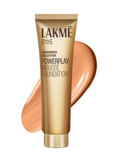 LAKME 9to5 Powerplay Mousse Foundation, Rose Ivory, 25ml 