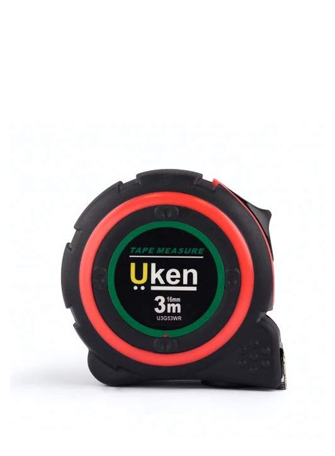 Uken Rubber Measuring Tape, 3m (16mm)
