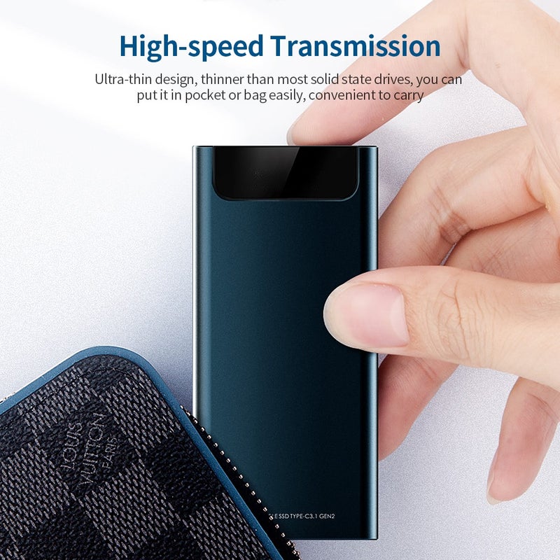 EAGET M2 Type-C USB3.1 Portable SSD 256GB Portable Solid State Drive High Speed Portable SSD for Mobile Phone Laptop PC - Image 4