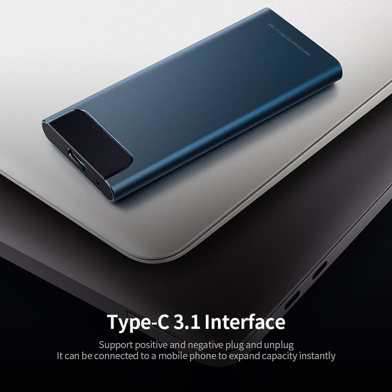 EAGET M2 Type-C USB3.1 Portable SSD 256GB Portable Solid State Drive High Speed Portable SSD for Mobile Phone Laptop PC - Image 5