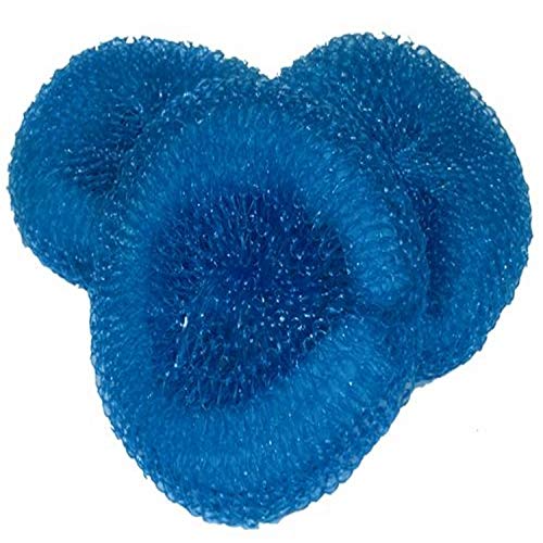 Dawn Poly Mesh Scrubber 3 Pack Blue