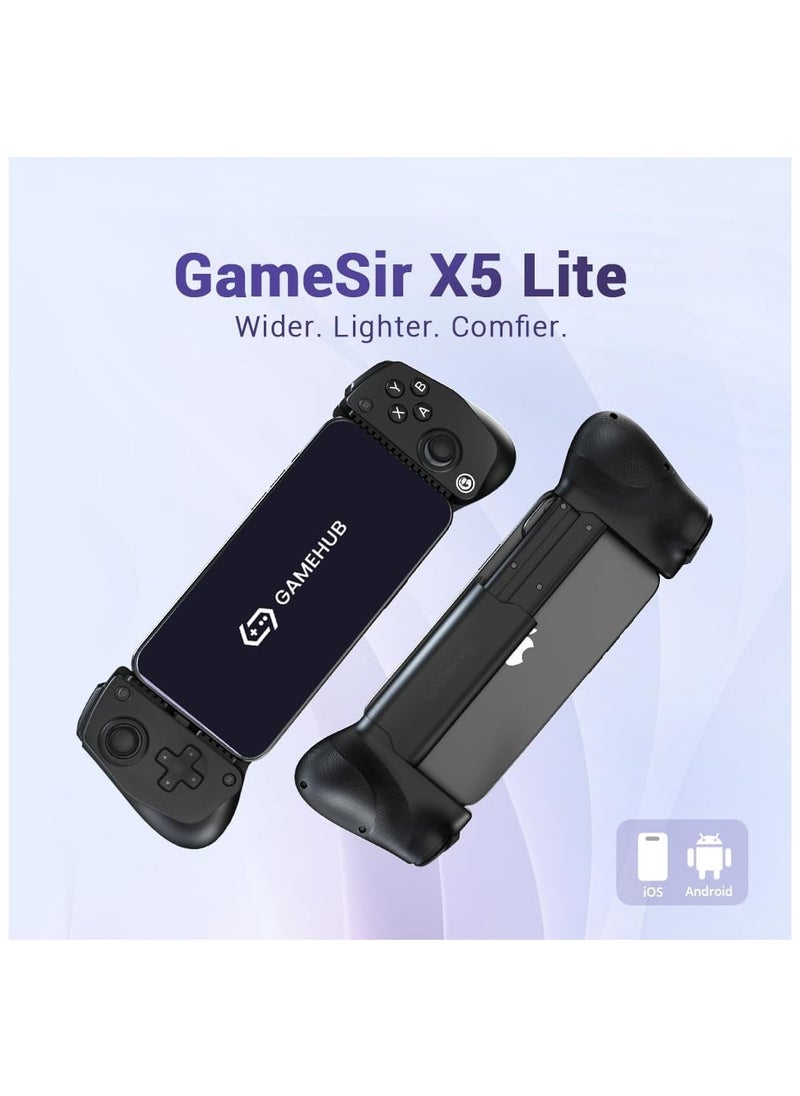Generic GameSir X5 Lite Stretching Mobile Gaming Controller for Android & iPhone 15/16 Series (USB-C), 213mm Stretching Length, Hall Effect Joystick, Lightweight Ergonomic Phone Controller- Play Genshin Impact & Zenless Zone Zero  - Image 2