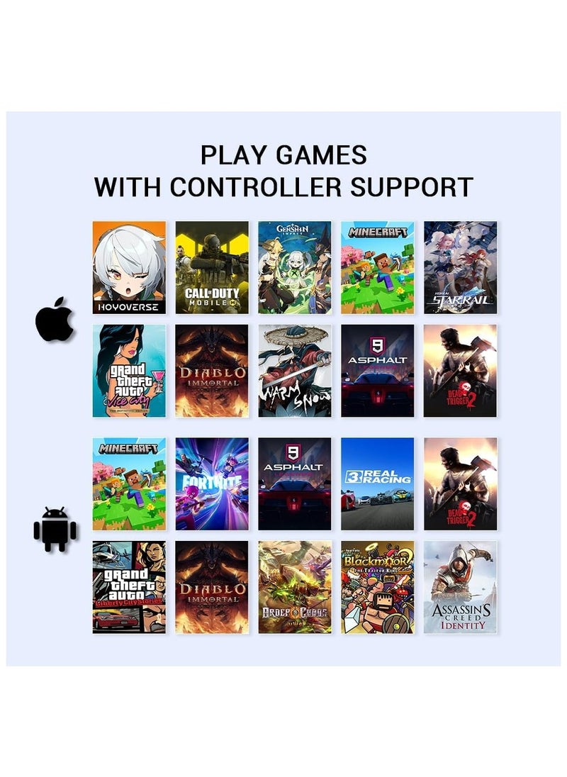 Generic - GameSir X5 Lite Stretching Mobile Gaming Controller for Android & iPhone 15/16 Series (USB-C), 213mm Stretching Length, Hall Effect Joystick, Lightweight Ergonomic Phone Controller- Play Genshin Impact & Zenless Zone Zero - Image 1