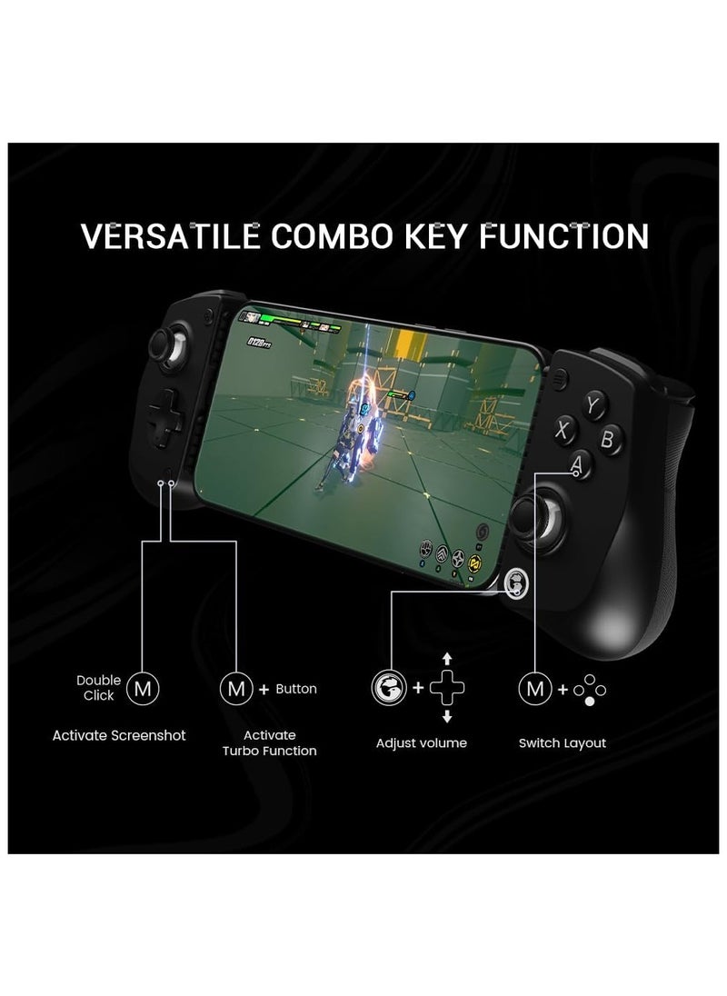 Generic - GameSir X5 Lite Stretching Mobile Gaming Controller for Android & iPhone 15/16 Series (USB-C), 213mm Stretching Length, Hall Effect Joystick, Lightweight Ergonomic Phone Controller- Play Genshin Impact & Zenless Zone Zero - Image 1
