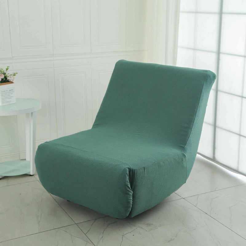 Functional Caterpillar Sofa Cover All-inclusive Elastic Thickened One-piece Lazy Sofa Cover Dustproof Plaid Matcha Tea