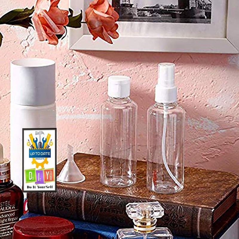 DIY Crafts 18 Boottle Pack Kit ClearTransparent 30ml Empty Transparent Plastic Fine Mist Spray Bottle Fine Mist18 Boottle Pack Kit ClearTransparent - Image 4
