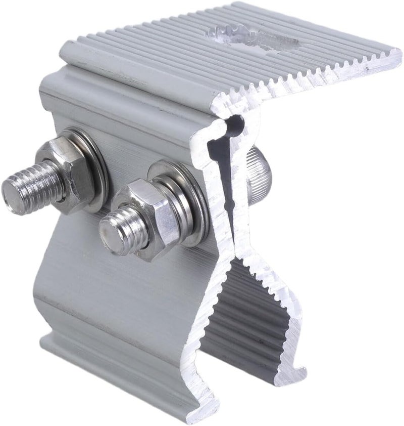 4pcs Solar Array Mounting Clamps Efficient Aluminum Designs Panel Attachment Clamps Ensures Long & Stability Fasteners - Image 4