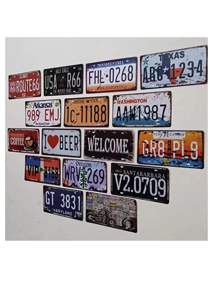 FFD Wall Decorative Metal Plate Tin Sign Poster Plate Painted Modern Design Wall Art Signs Thick Tinplate Decorative Print Poster - Image 2