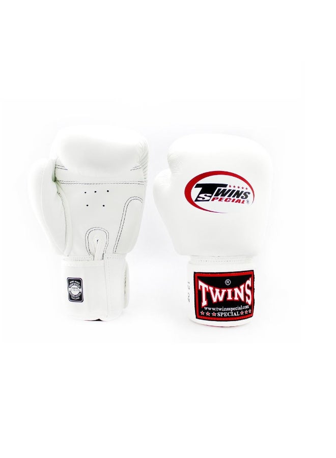 Twins Special قفازات الملاكمة BGVL3 بيضاء 12 أونصة - Image 1