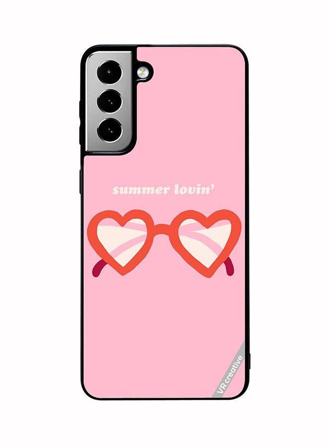 VR CREATIVE Protective Case Cover For Samsung Galaxy S21 FE 5G Summer Lovin Design Multicolour - Image 1