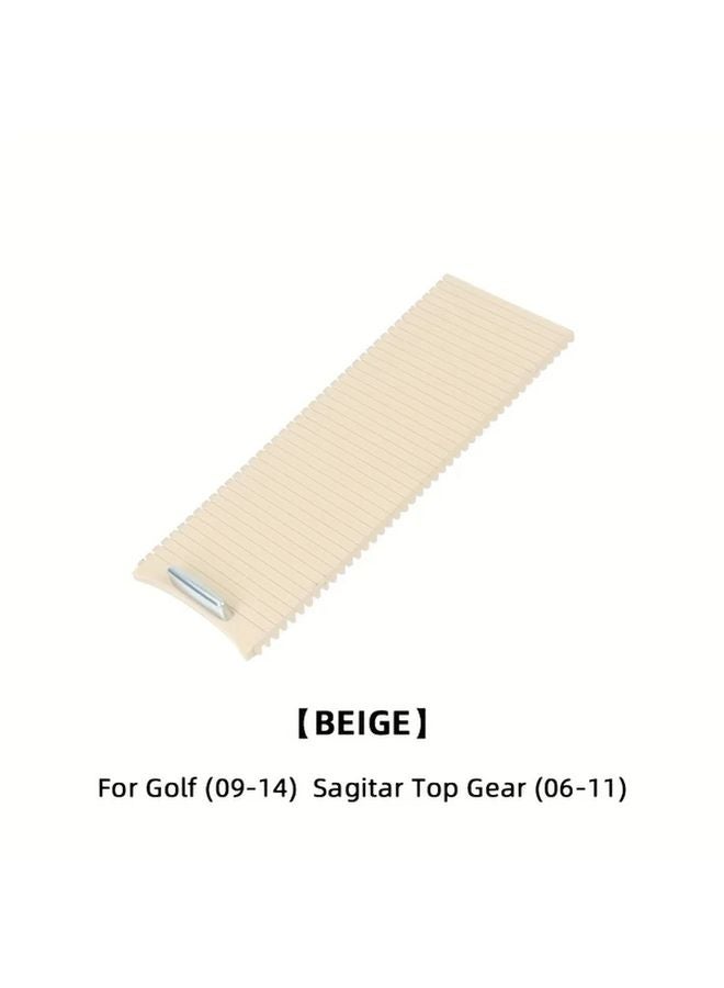 Beige Car Cup Holder Armrest Box Cover For Volkswagen Golf 6 Sagitar ESO - Image 1