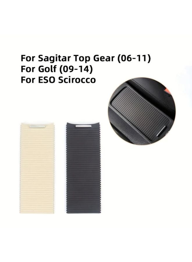 Beige Car Cup Holder Armrest Box Cover For Volkswagen Golf 6 Sagitar ESO - Image 5